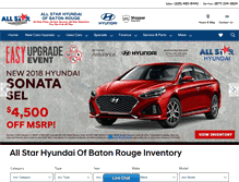 Tablet Screenshot of hyundaiofbatonrouge-la.com